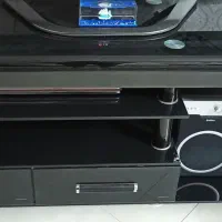 میز تلویزیون شیشه فشرده