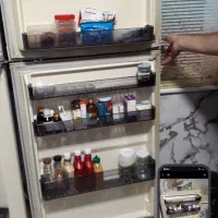 یخچال فریزر نیم ساید مانیتور دار کاملا سالم|یخچال و فریزر|هشتگرد, شهرک ریحانه|دیوار