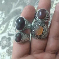 انگشتر نقره عقیق یمنی کهنه قدیمی|جواهرات|قم, جمکران|دیوار