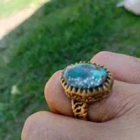 انگشتر فیروزه اصل نیشابور طلا روس