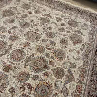 فرش ۱۲متری نخ ابریشم ماشینی