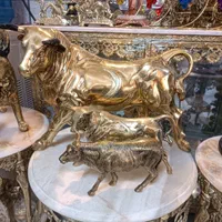 گاو نر سنگین برنز برنزی