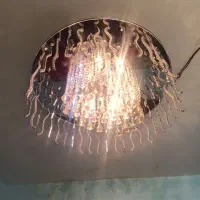 لوسترگرد سقفی ریموت دار|لوستر و چراغ آویز|تهران, فلاح|دیوار