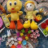 ۶۴تیکه اسباب بازی نو