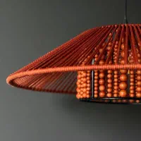 لوستر تمام مهره چوبی