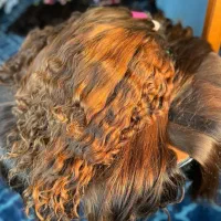 صادر کننده موی خام و رنگی