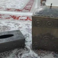 سطل وجا دستمال کاغذی نو تمیز
