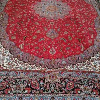 فرش ۱۲ متری ۲ عدد گل قرمز و کرم|فرش|خمین, |دیوار