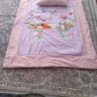 با سلام تخت یک نفره با تشک و کف تخت و رو تختی