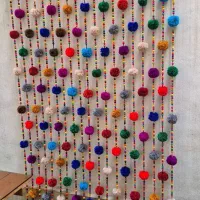 پرده سنتی بسیار زیبا