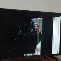 تلویزیون پنل شکسته