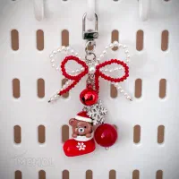 آویز موبایل کریسمسی دست ساز و نو