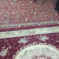 دو فرش ماشینی نخی