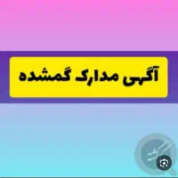تعدادی مدارک ماشین گم شده
