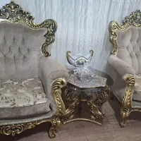 فروش یک دست مبل 9 نفره چوبی