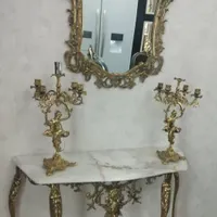 اینه شمعدان برنجی