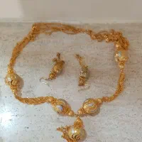 ست گردنبند وگوشواره