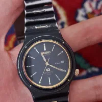 ساعت مچی سیکو کوارتز اصلی تمام فابریک قدیمی