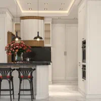 کابینت هایگلاس/نئوکلاسیک/ام دی اف/قسطی|مصالح و تجهیزات ساختمان|یزد, |دیوار