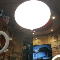 رینگ  لایت دایره|دوربین عکاسی و فیلم‌برداری|رشت, نیکمرام|دیوار