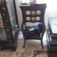 زیر تلفنی چوبی نو