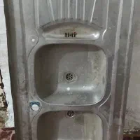سینک ظرفشویی استیل دوقلو نو
