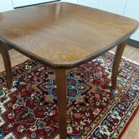 میز نهارخوری ۴ نفره به همراه ۴ تا صندلی چوبی|میز و صندلی غذاخوری|میانه, |دیوار