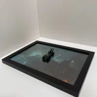 تابلو ماشین برجسته انلاین شاپ دکورو