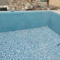 صفرتاصد استخر کاشی کاری آببندی|خدمات پیشه و مهارت|آمل, |دیوار