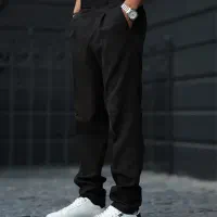 شلوار پارچه ای نیم بگ بزایاق تُرک کمر ایتالیایی