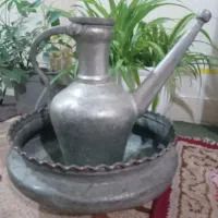 آفتابه سرتاس مسی قدیمی عتیقه