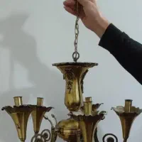 لوستربرنزی|لوستر و چراغ آویز|قرچک, شهرک الحدید|دیوار