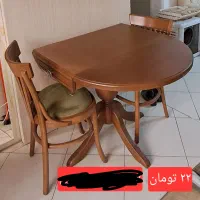 میزوصندلی چوب|میز و صندلی غذاخوری|شهمیرزاد, |دیوار