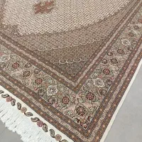 فرش دستباف (بساک)جفت ۳ متری ماهی تبریز|فرش|مشکین‌دشت, |دیوار