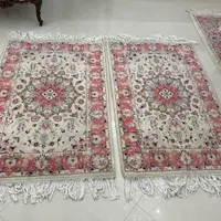 فرش دستباف گل ابریشم