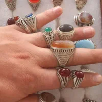 انگشتر نقره دست ساز|جواهرات|مراغه, |دیوار