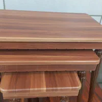 عسلی ۳ تیکه در دو رنگ بدون پیش پرداخت اقساطی|مبلمان خانگی و میز عسلی|همدان, |دیوار