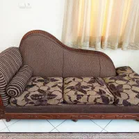 مبل ۷ نفره هفت نفره نو قهوه ای شیک