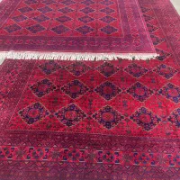 فرش دستباف (بساک)جفت ۹ متری کرک ریزباف|فرش|مشکین‌دشت, |دیوار