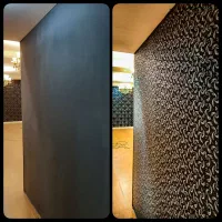 نقاشی طرح دار شبیه به کاغذ دیواری|خدمات پیشه و مهارت|کامیاران, |دیوار