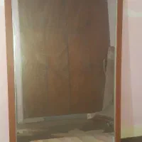 آینه  قدی بزرگ رکاب چوبی
