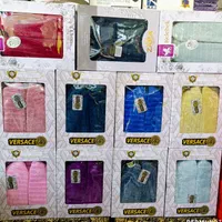 حوله تن پوش نخ رینک برند VERSACE حوله تنپوش