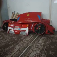 تخت خواب طرح ماشین|تخت و سرویس خواب|آبسرد, |دیوار