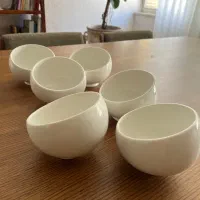 کاسه سرامیکی مدل کج سالم و نو