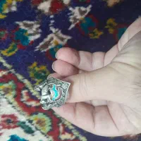 انگشتر دست ساز نقره یوزپلنگ ..سنگین ..خلیج فارس|جواهرات|اصفهان, بهارستان|دیوار