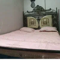 تخت خواب فرفورژه،همراه خوش خواب،با پایه های فلزی