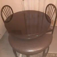 میز نهارخوری ۴نفره درحدنو بادوتاصندلی|میز و صندلی غذاخوری|تهران, قاسم‌آباد|دیوار