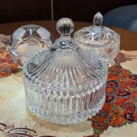 ظروف شیشه‌ای طرح کریستال