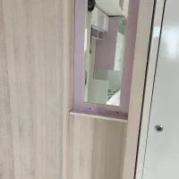 ست چوب اتاق خواب دخترانه فروش فوری به علت جابجایی|تخت و سرویس خواب|قم, شاه سید علی|دیوار