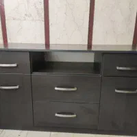 میزتوالت ام دی اف درجه یک رنگ طوسی